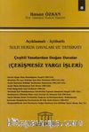 Çeşitli Yasalardan Doğan Davalar (Çekişmesiz Yargı İşleri) Seri 8