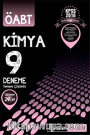 2016 KPSS ÖABT Kimya Tamamı Çözümlü 9 Deneme