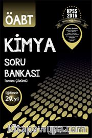 2016 KPSS ÖABT Kimya Tamamı Çözümlü Soru Bankası