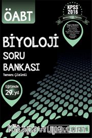 2016 KPSS ÖABT Biyoloji Tamamı Çözümlü Soru Bankası