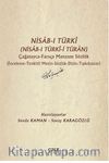 Nisab-ı Türki (Nisab-ı Türki-i Turan) Çağatayca Farsça Manzum Sözlük