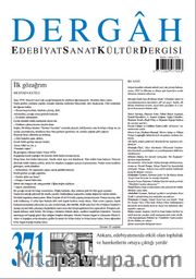 Dergah Edebiyat Sanat Kültür Dergisi Sayı:371 Ocak 2021