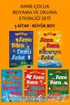 Anne-Çocuk Boyama ve Okuma Etkinliği Seti (5 Kitap)