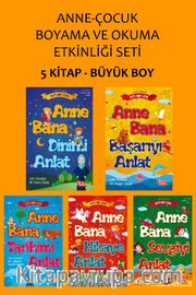 Anne-Çocuk Boyama ve Okuma Etkinliği Seti (5 Kitap)