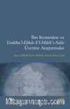 İbn Kemmûne ve  Tenkîhu’l-Ebhas li’l-Mileli’s-Selas  Üzerine Araştırmalar