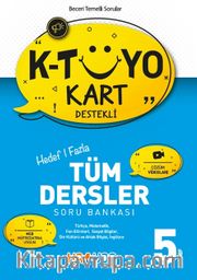 5. Sınıf K Tüyo Kart Destekli Hedef Bir Fazla Tüm Dersler Soru Bankası