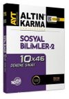 AYT Sosyal Bilimler 2 10x46 Deneme Sınavı