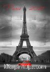 2021 Takvimli Poster - Şehirler - Paris