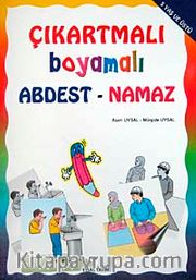 Çıkartmalı Boyamalı Abdest-Namaz