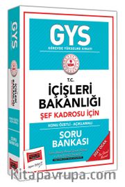 GYS T.C. İçişleri Bakanlığı Şef Kadrosu İçin Konu Özetli Soru Bankası
