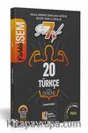 Farklı İsem 7. Sınıf Türkçe Tamamı Çözümlü 20 Fasikül Deneme 