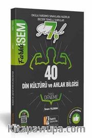 2021 Farklı İsem 7. Sınıf Din Kültürü ve Ahlak Bilgisi Tamamı Çözümlü 40 Fasikül Deneme 