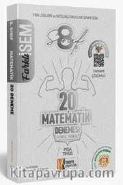 2021 LGS Farklı İsem 8. Sınıf Matematik 20'li Sarmal Deneme 