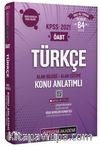 2021 KPSS ÖABT Türkçe Video Destekli Konu Anlatımlı