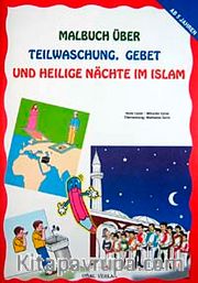 Malbuch Über Teilwaschung Gebet Und Heilige Nachte Im İslam ( Büyük Boy Abdest Kandil Gece)
