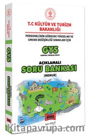 GYS T.C. Kültür ve Turizm Bakanlığı Memur İçin Açıklamalı Soru Bankası