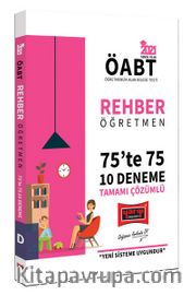 2021 ÖABT Rehber Öğretmen 75'te 75 Tamamı Çözümlü 10 Deneme Sınavı
