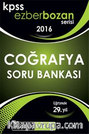 2016 KPSS Ezberbozan Coğrafya Soru Bankası 
