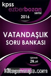 2016 KPSS Ezberbozan Vatandaşlık Soru Bankası 