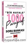 2021 TYT AYT MSÜ KPSS ALES DGS Bir Hayale 1000 Paragraf Tamamı Çözümlü Soru Bankası