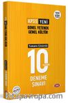 KPSS Genel Yetenek Genel Kültür Tamamı Çözümlü 10 Deneme Sınavı 