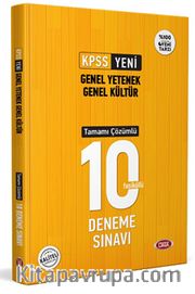 KPSS Genel Yetenek Genel Kültür Tamamı Çözümlü 10 Deneme Sınavı 
