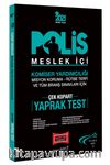 2021 Polis Meslek İçi Sınavlarına Hazırlık Çek Kopart Yaprak Test