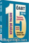 2016 ÖABT Sosyal Bilgiler Öğretmenliği 15 Tamamı Çözümlü Deneme (Fasikül Fasikül)