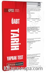 2021 KPSS ÖABT Tarih Yaprak Test