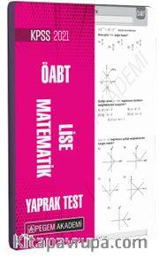 2021 KPSS ÖABT Lise Matematik Yaprak Test