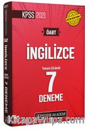 2021 KPSS ÖABT İngilizce Tamamı Çözümlü 7 Deneme