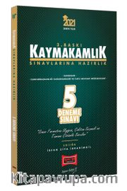 2021 Kaymakamlık Sınavlarına Hazırlık Tamamı Çözümlü 5 Deneme Sınavı