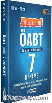 2021 ÖABT Muallim Din Kültürü ve Ahlak Bilgisi İmam Hatip Lisesi Meslek Dersleri Öğretmenliği Tamamı Çözümlü 7 Deneme