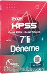 2021 KPSS Genel Kültür Genel Yetenek 7 li Deneme (PDF Çözümlü) 
