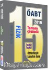 2016 ÖABT Fizik Öğretmenliği 15 Tamamı Çözümlü Deneme (Fasikül Fasikül)
