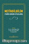 Metindilbilim (Tarih-Kuram-Uygulama)