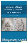 Adıyaman Ağzında Atasözleri ve Deyimler 1