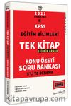 2021 KPSS Eğitim Bilimleri Tek Kitap Konu Özetli Soru Bankası ve Tamamı Çözümlü 5'li TG Deneme