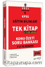 2021 KPSS Eğitim Bilimleri Tek Kitap Konu Özetli Soru Bankası ve Tamamı Çözümlü 5'li TG Deneme