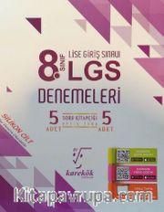 8. Sınıf LGS Denemeleri 5 Adet Soru Kitapçığı 