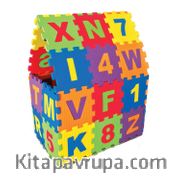 Akar Oyuncak Harf Rakam Puzzle 12 cm 36 Prç(91020)