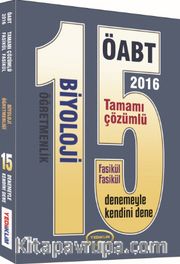 2016 ÖABT Biyoloji Öğretmenliği 15 Tamamı Çözümlü Fasikül Deneme