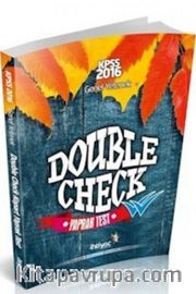 2016 KPSS Double Check Genel Yetenek Çek Kopart Yaprak Test