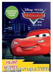 Disney Pixar Arabalar Yıldız Yarışçı Çıkartmalı Boyama Kitabı