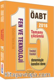 2016 ÖABT Fen ve Teknoloji Öğretmenlik 15 Tamamı Çözümlü Fasikül Deneme