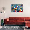 Joan Miró - Hirondelle Amour Ahşap Puzzle Poster 104 Parça (PP-020-C)