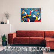 Joan Miró - Hirondelle Amour Ahşap Puzzle Poster 104 Parça (PP-020-C)