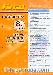 8. Sınıf Fen ve Teknoloji Yaprak Testleri