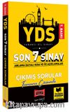 YDS Son 7 Sınav Tamamı Çözümlü Çıkmış Sorular
