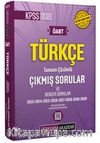 2021 KPSS ÖABT Türkçe Tamamı Çözümlü Çıkmış Sorular ve Benzer Sorular